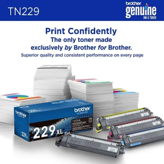 Brother TN229Y Yellow Standard Yield Toner Cartridge image {7}