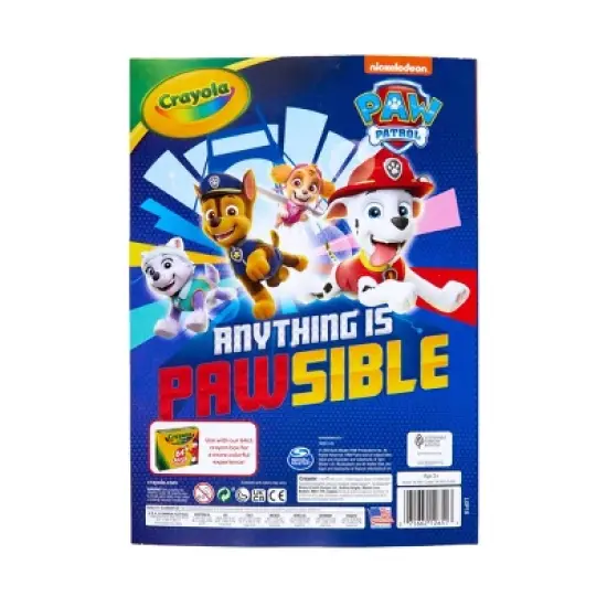 Crayola 288pg PAW Patrol Coloring Book with Sticker Sheets: Creative Toddler Activity for Kids 3+ by Nickelodeon image {4}