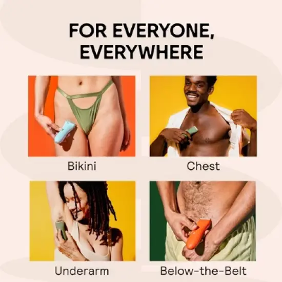 Meridian Trimmer Premium Pubic & Body Hair Trimmer for Men & Women Below-the-Belt Groomer, Ball Trimmer, Bikini Trimmer, Bonus Pouch - Blaze image {5}