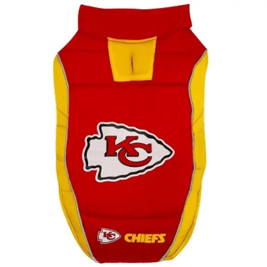 NFL Kansas City Chiefs Pets Puffer Vest image {5}
