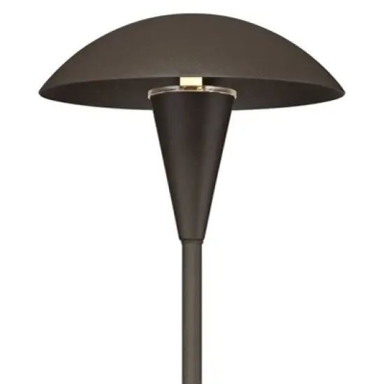 John Timberland Large Mushroom Bronze Finish LED Landscape Path Lights - Set of 4 image {1}