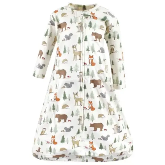 Hudson Baby Long Sleeve Cotton Jersey Sleeping Bag, Forest Animals image {2}