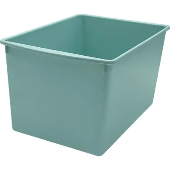 Teacher Created Resources&reg; Plastic Multi-Purpose Bin, Calming Blue, Pack of 3 image {2}