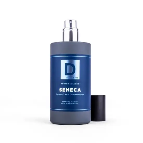 Duke Cannon Proper Cologne - Seneca - Bergamot, Neroli, and Cashmere Woods Scent - Cologne for Men's - 1.7 fl. Oz image {4}