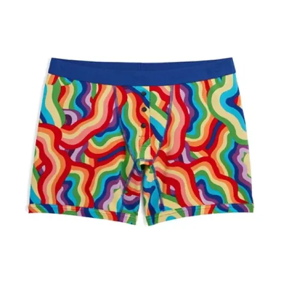 TomboyX 6" Fly Boxer Briefs Underwear, Cotton Stretch Comfortable Boy Shorts image {15}