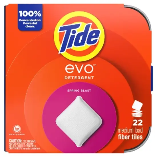 Tide Evo Spring Blast Laundry Detergent Tiles image {11}
