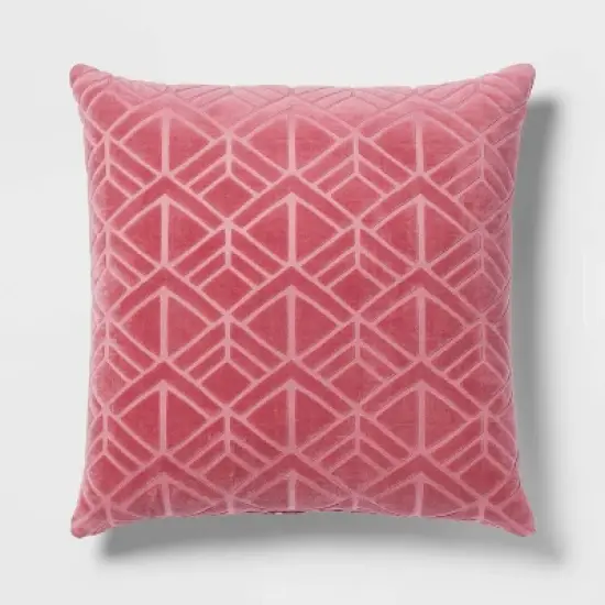 Euro Carved Velvet Jacquard Decorative Throw Pillow - Threshold&trade; image {4}
