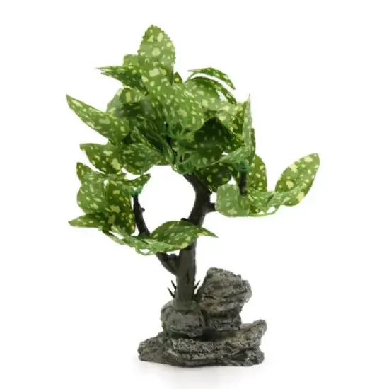 Unique Bargains Aquarium Fishbowl Decorations Plastic Plant Landscape Ornament w/ Weighted Base image {3}