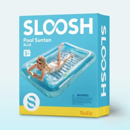 Sloosh Luxe Edition 85" Inflatable Suntan Tub Floating Pool Lounger Pool Tanning Pool Inflatable Tanning Bed for Adults image {5}
