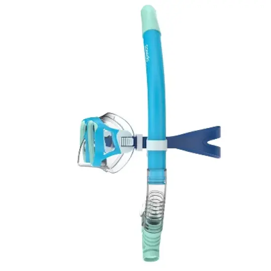 Speedo Junior Mask Snorkel Set - Blue/Teal: Ideal for Ages 6-14, Polycarbonate & Silicone image {2}
