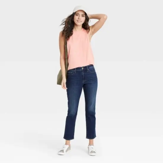 Women's High-Rise Slim Straight Fit Jeans - Universal Thread&trade; image {2}