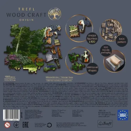 Trefl Wood Craft Victorian House Jigsaw Puzzle - 1000pc image {4}