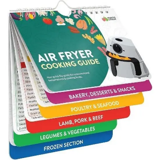 Maison Products Air Fryer Cheat Sheet Magnets Cooking Guide Booklet - Air Fryer Cookbooks - Air Fryers Kitchen Gifts Gadgets image {6}
