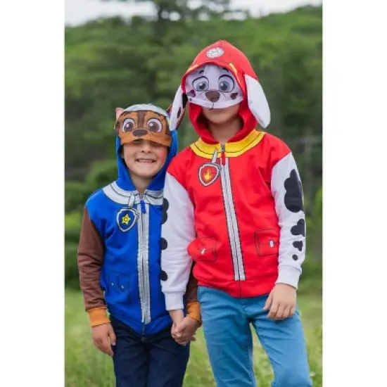 Paw Patrol Rubble Chase Skye Fleece Zip Up Pullover Hoodie Toddler to Little Kid image {4}