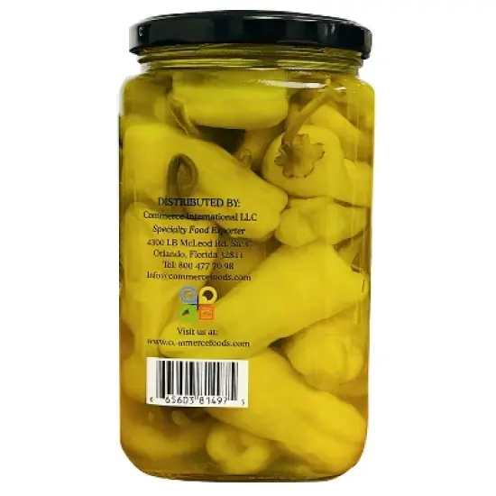 Eastern Feast - Whole Pepperoncini, Mild, 23 oz (680g) image {1}