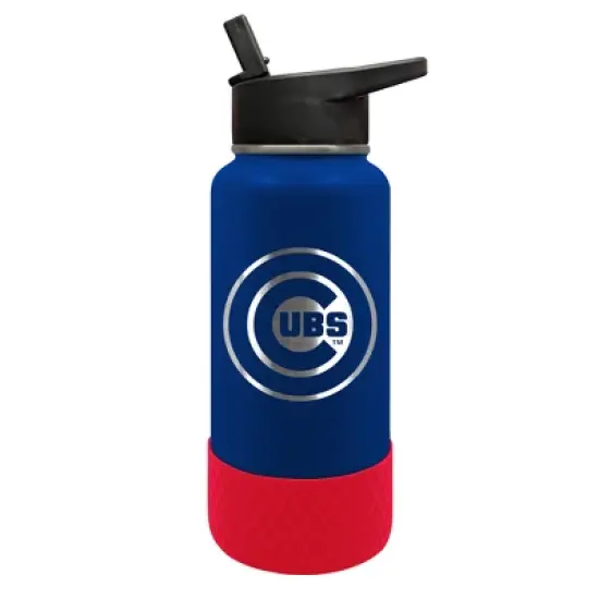 MLB Chicago Cubs 32oz Thirst Hydration Water Bottle image {1}