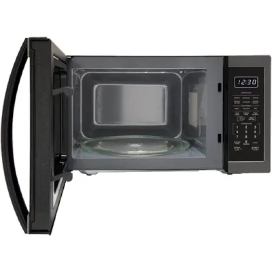Sharp SMC1452CH 1.4 Cu. Ft. Black Stainless Countertop Microwave image {8}