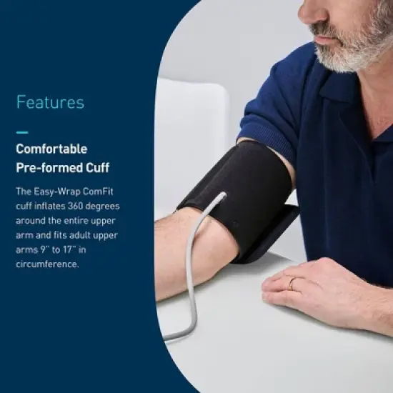 Omron 10 Series Upper Arm Blood Pressure Monitor with Afib Screening Technology image {4}