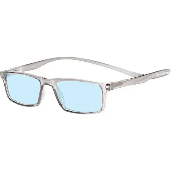 Magz Gramercy Magnetic Front Connecting Reading OR Blue Light Glasses OR Transition Photochromic in Matte Transparent Gray image {7}