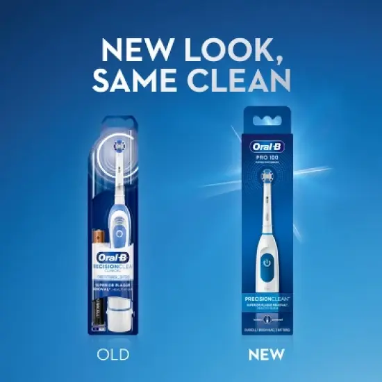 Oral-B Pro 100 Precision Clean Battery Powered Toothbrush image {3}