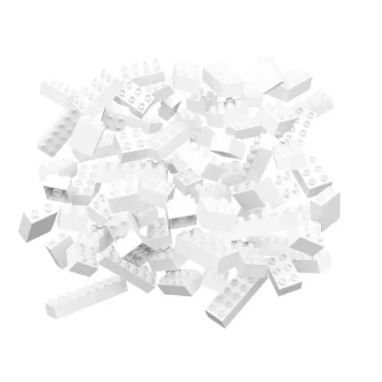 Hubelino White Building Blocks Accessory Set (60 Pcs) image {1}