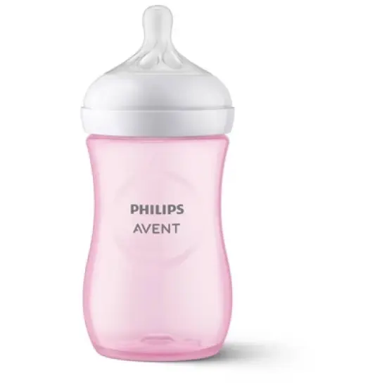 Philips Avent Natural Baby Bottle with Natural Response Nipple - Clear - 9oz image {18}