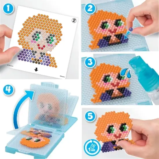 Aquabeads Disney Frozen 2 Playset, Complete Arts & Crafts Bead Kit for Children - over 1,000 beads to create Anna, Elsa, Olaf and more image {3}