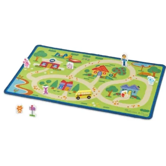 Melissa & Doug Blues Clues & You! Blue's Neighborhood Activity Rug image {5}
