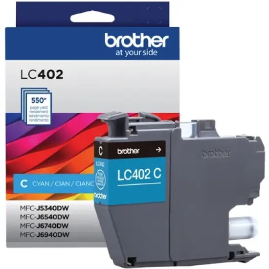Brother LC402CS Original Cyan Inkjet Cartridge - Standard Yield image {4}