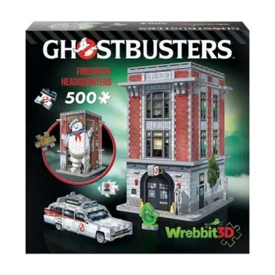 Ghostbusters Firehouse Headquarters 3D Puzzle 500pc image {2}