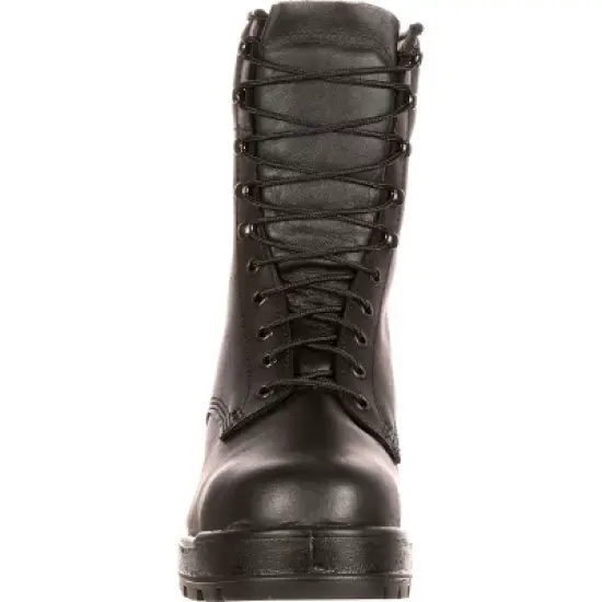 Lehigh Safety Shoes Men's Black Steel Toe Work Boot, Size 5(Wide) image {2}