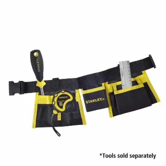 Red Tool Box Stanley Jr. Tool Belt | Real Tools for Kids image {1}