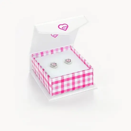 Girls' Miss Mouse Screw Back Sterling Silver Earrings - In Season Jewelry image {4}