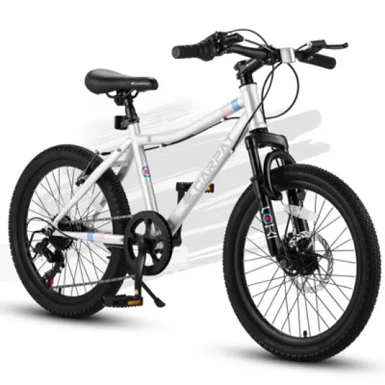 Gulches Kids Bike for 6-12 Years (4'2"-5'6" Rider), 20" Wheels, 7-Speed, Disc/V-Brake, Suspension Fork, Quick Assembly image {8}
