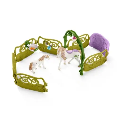 Schleich Glittering Flower House with Unicorns image {8}