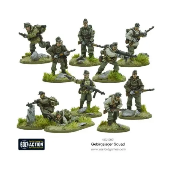 Gebirgsjager Squad Miniatures Box Set image {1}