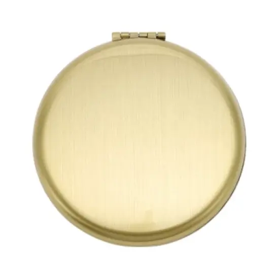 Unique Bargains Large Round Folding Makeup Mirror 1 Pc image {6}