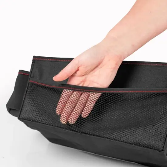 Diono Travel Pal Back Seat Car Organizer, 9 Compartments, Insulated Drinks Holder, Black image {7}