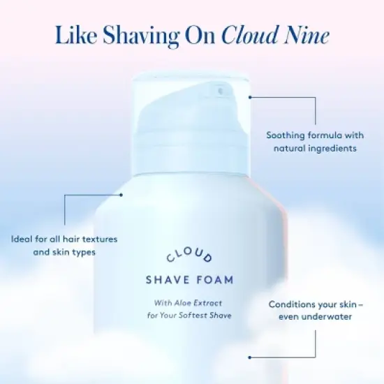Athena Club Cloud Shave Foam - 6.7 fl oz image {4}