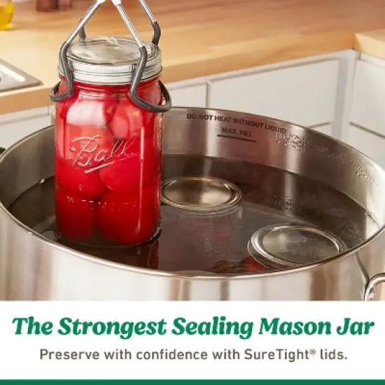 Ball 12pk Glass Mason Jar Lids and Bands - Regular Mouth image {1}