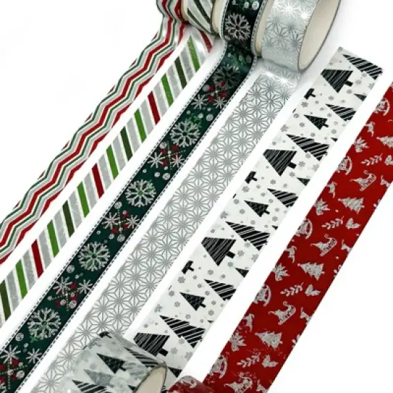 Wrapables Winter Season Washi Set for Arts & Crafts, Scrapbooking, Stationery, Diary image {2}