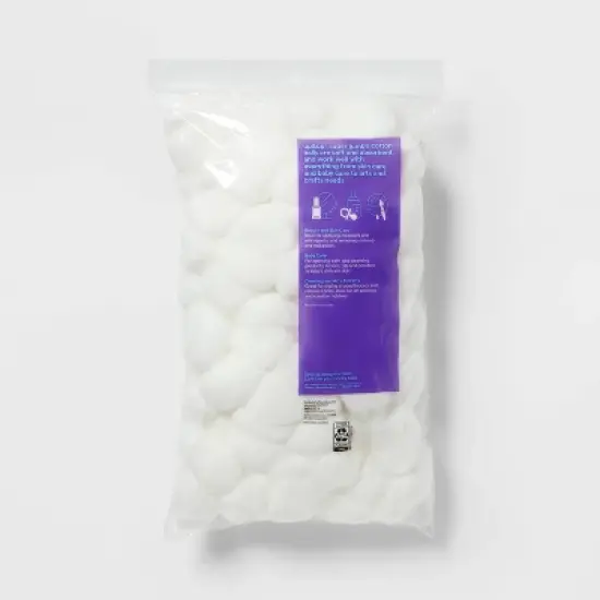 Super Jumbo Cotton Balls - 140ct - up&up&trade; image {2}