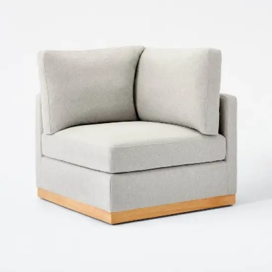 6pc Woodland Hills Modular Sectional Light Gray - Threshold&trade; designed with Studio McGee image {4}