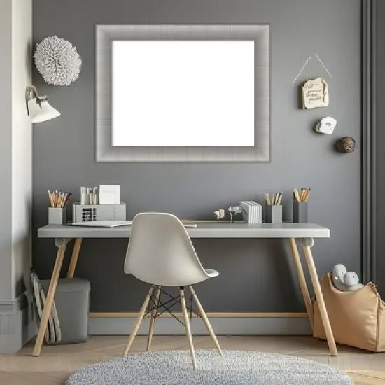 Amanti Art Elegant Brushed Honey Framed Dry Erase Magnetic Board image {8}