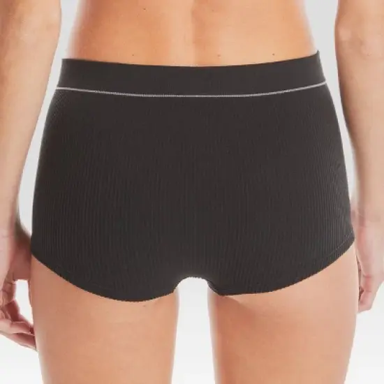 Hanes Originals Women's 3pk Ribbed Boy Shorts image {3}