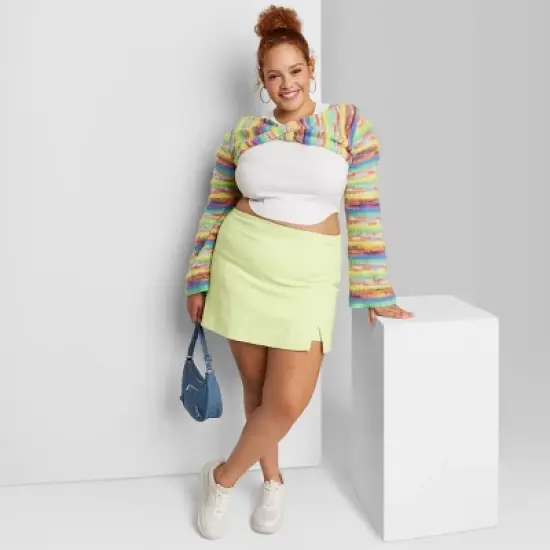 Women's High-Rise Bodycon Mini Skort - Wild Fable&trade; image {5}