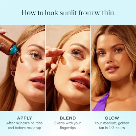 St. Tropez Sunlit Skin Bronzing Tint + Tan - 1.01 fl oz - Ulta Beauty image {3}