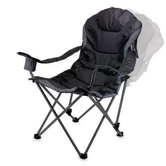 Oniva Outdoor Portable Reclining Camp Chair - Black image {4}