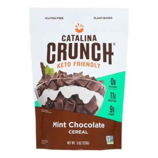 Catalina Crunch Mint Chocolate Cereal - Case of 6/9 oz image {1}