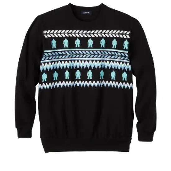 KingSize Men's Big & Tall Graphic Fleece Sweatshirt image {18}